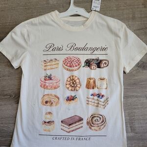 Paris Boulangerie Kids Cream T-Shirt